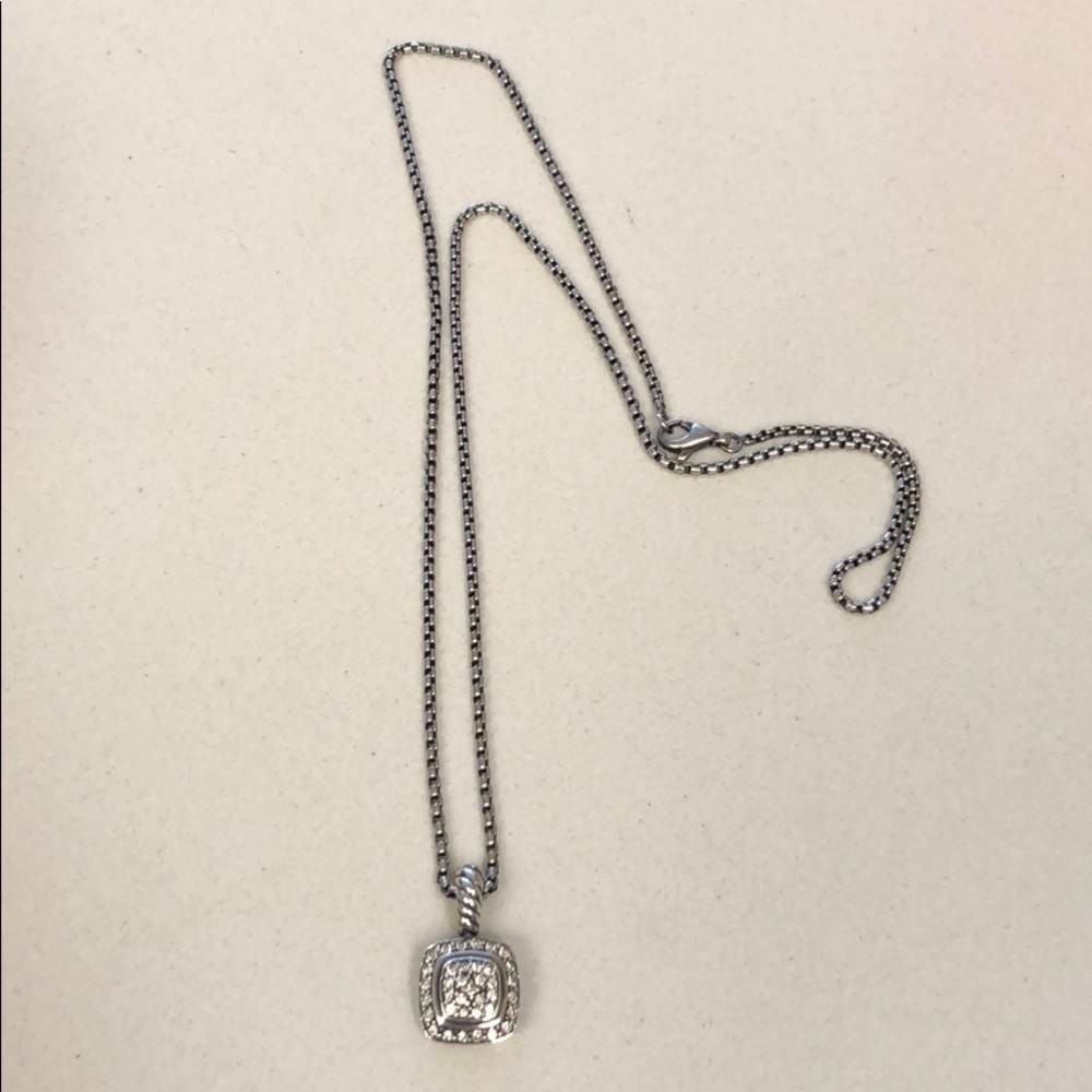 David Yurman Albion Diamond Pendant Necklace
